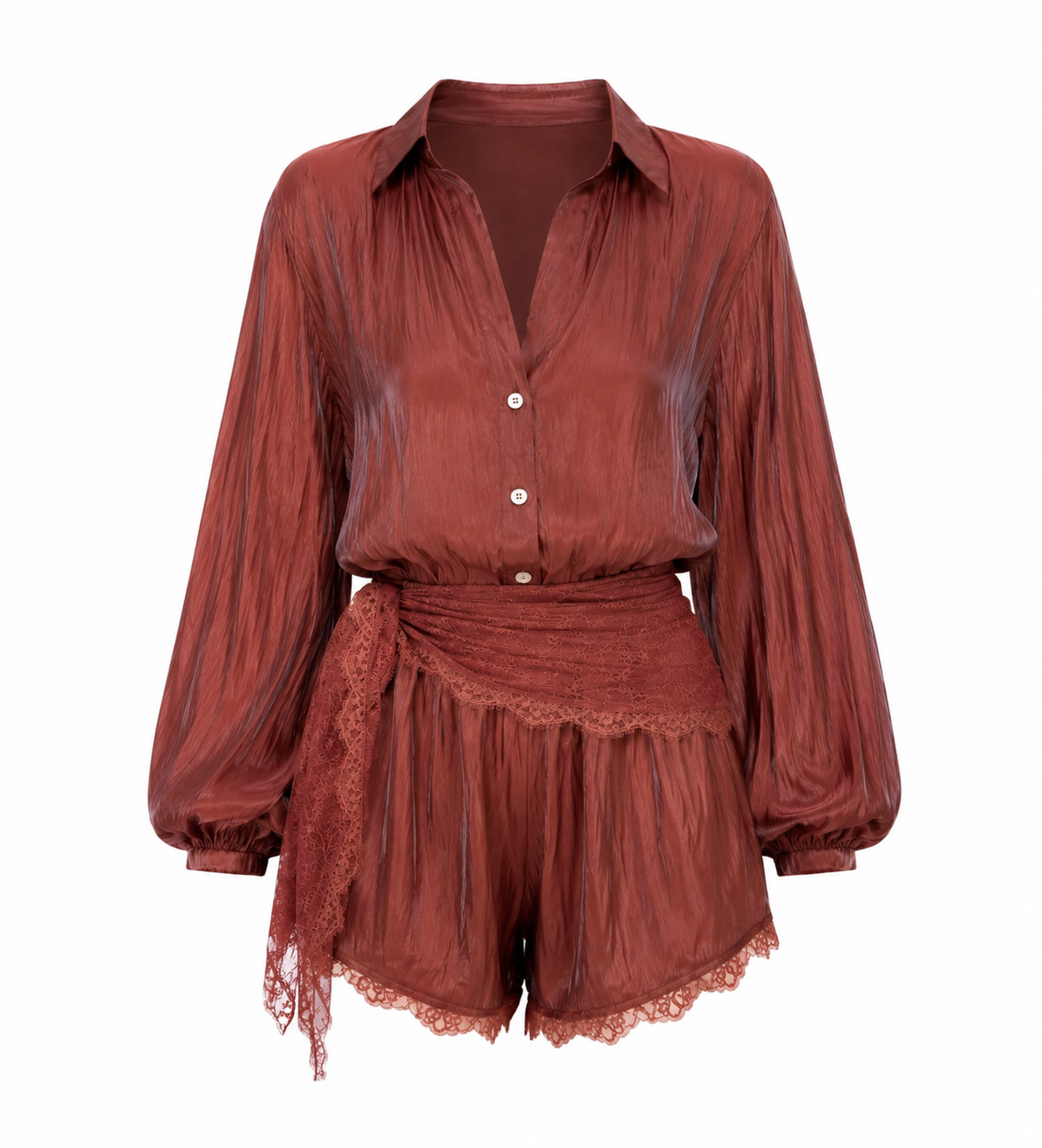 Set Chiffon Terracota