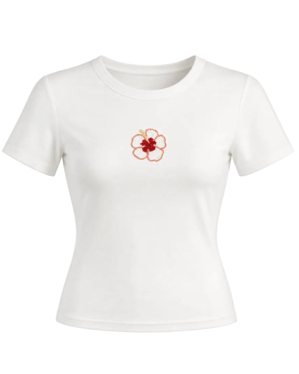 Blusa Basic Flor