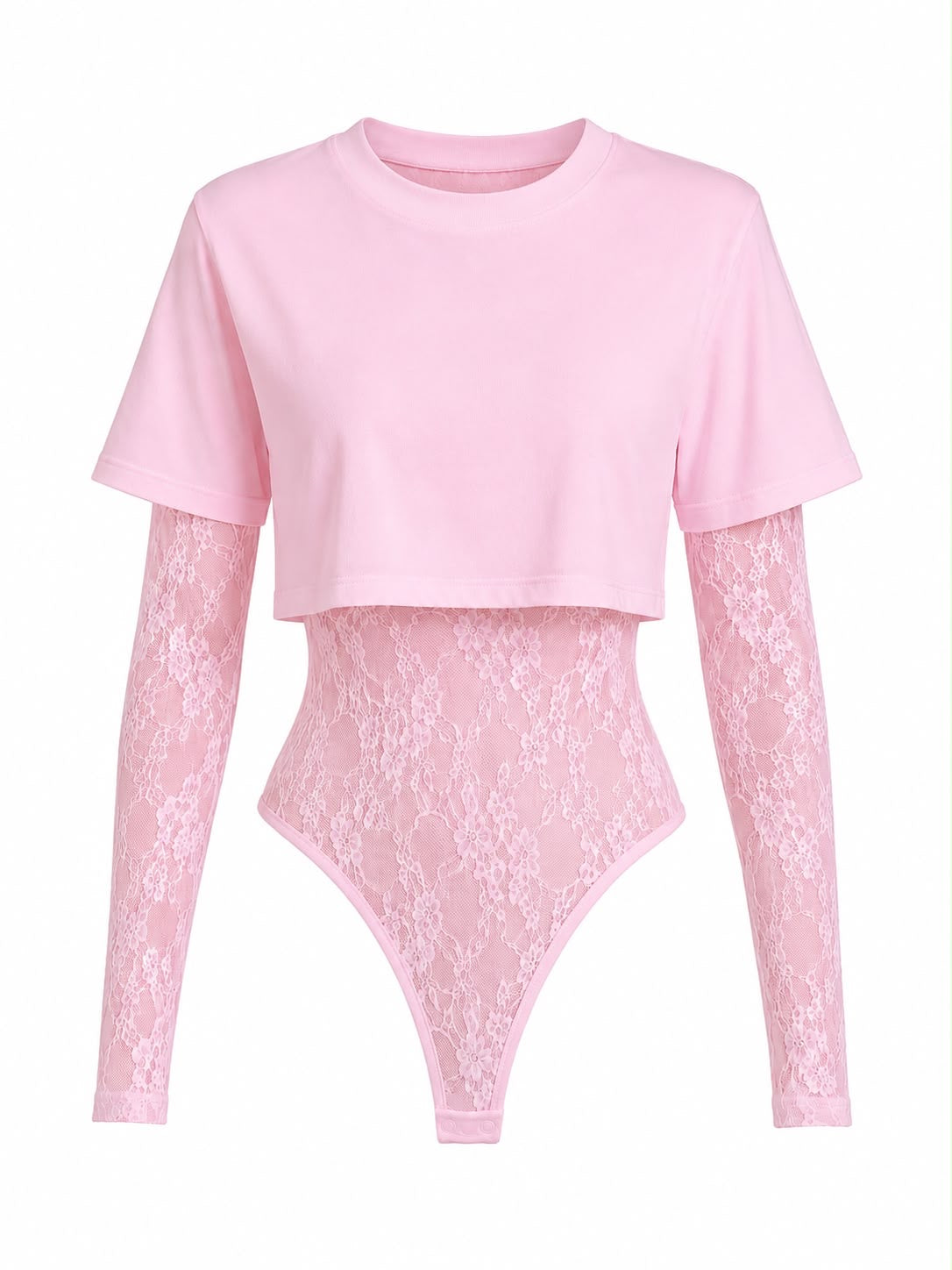 Pantiblusa Encaje Pink