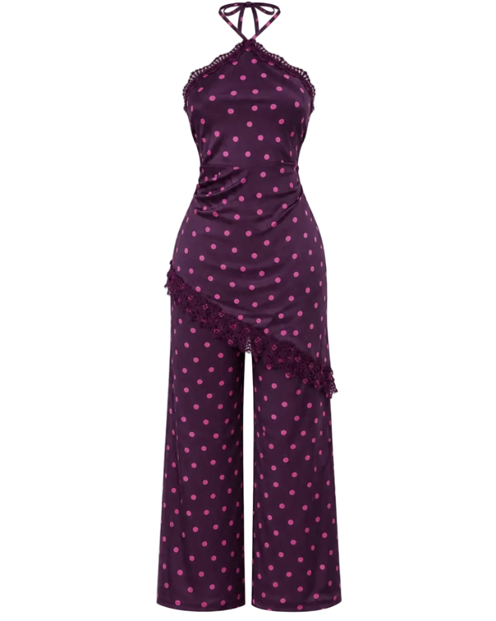 Jumpsuit Polka Uva