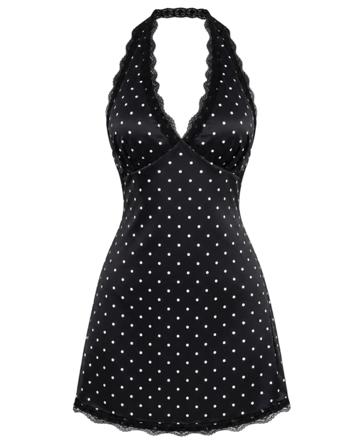 Vestido Issa Polka Black