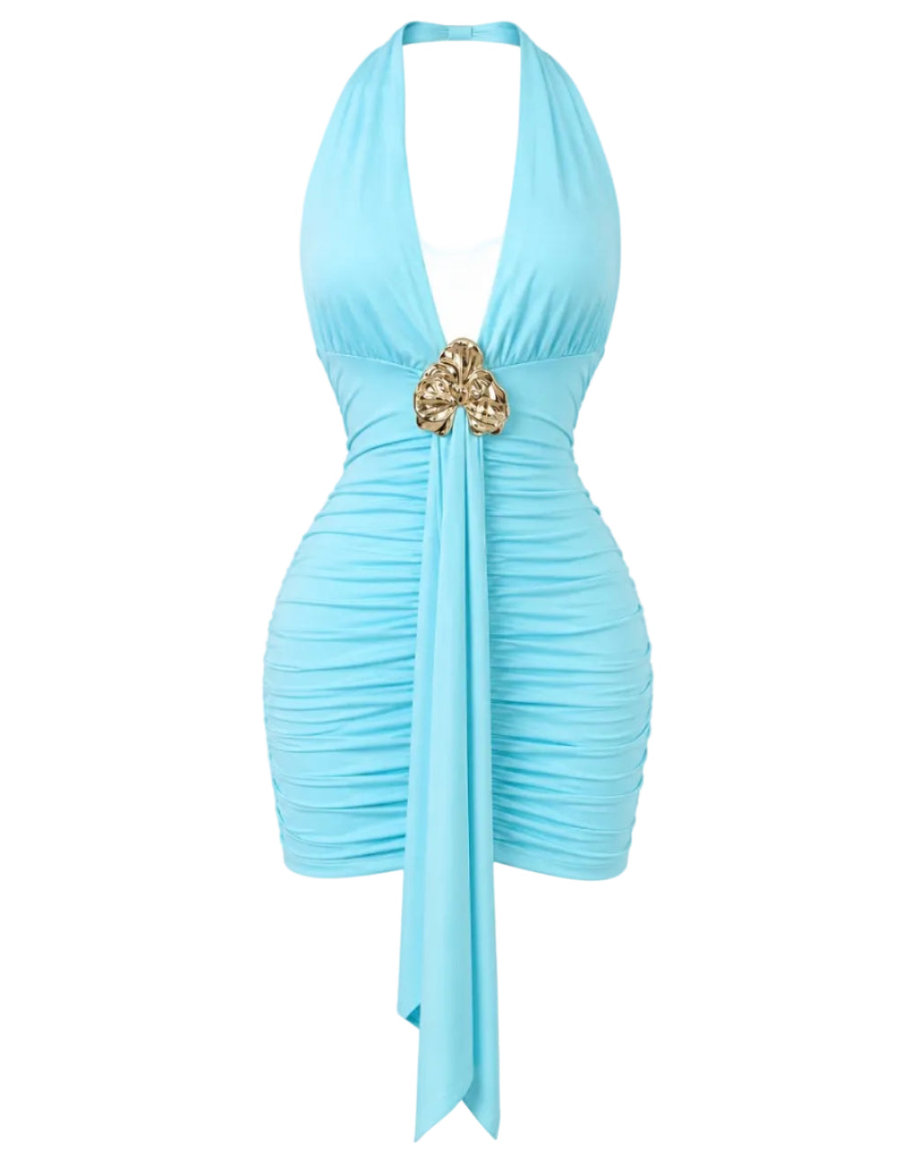 Vestido Dahlia Aqua