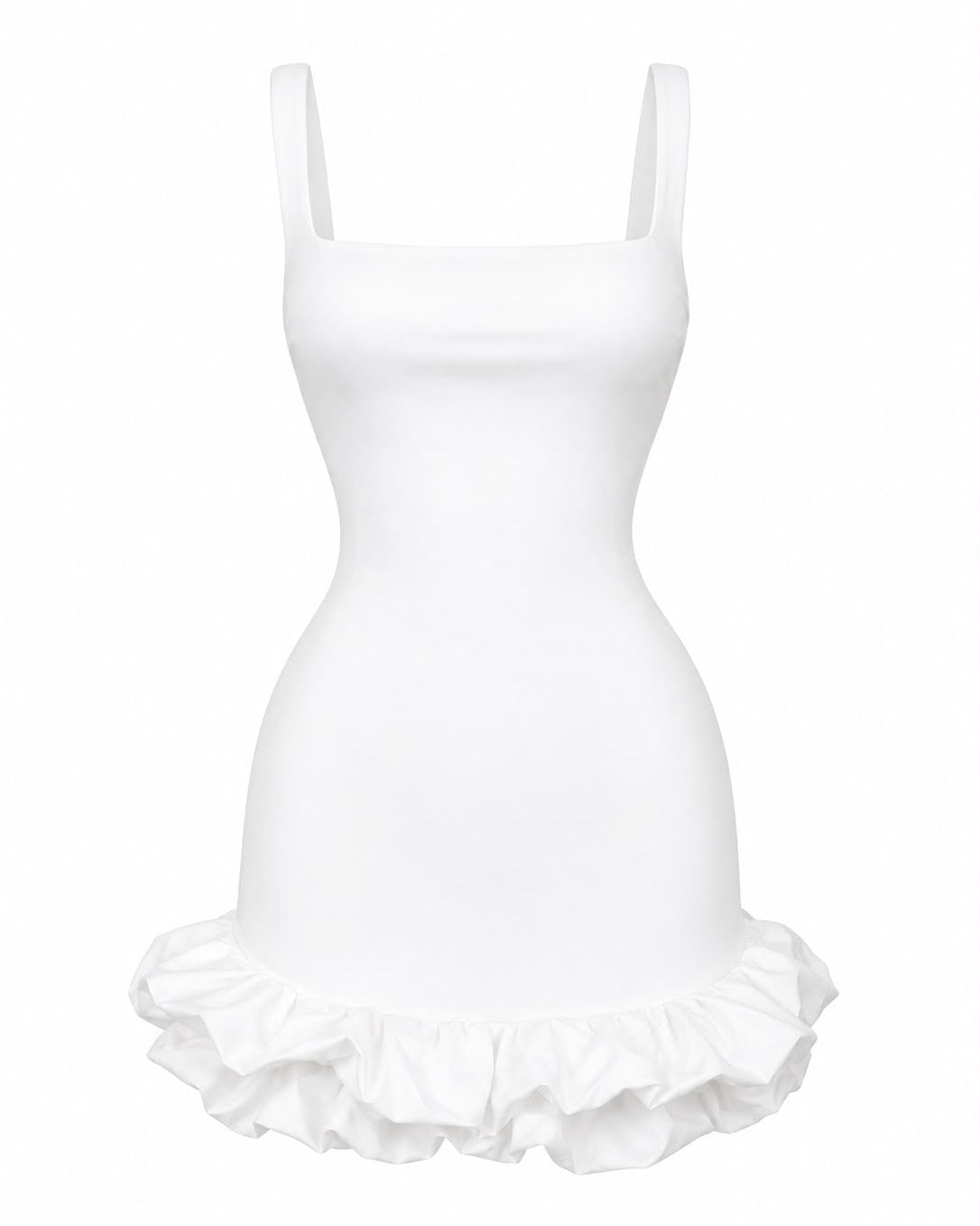 Vestido Peplum White