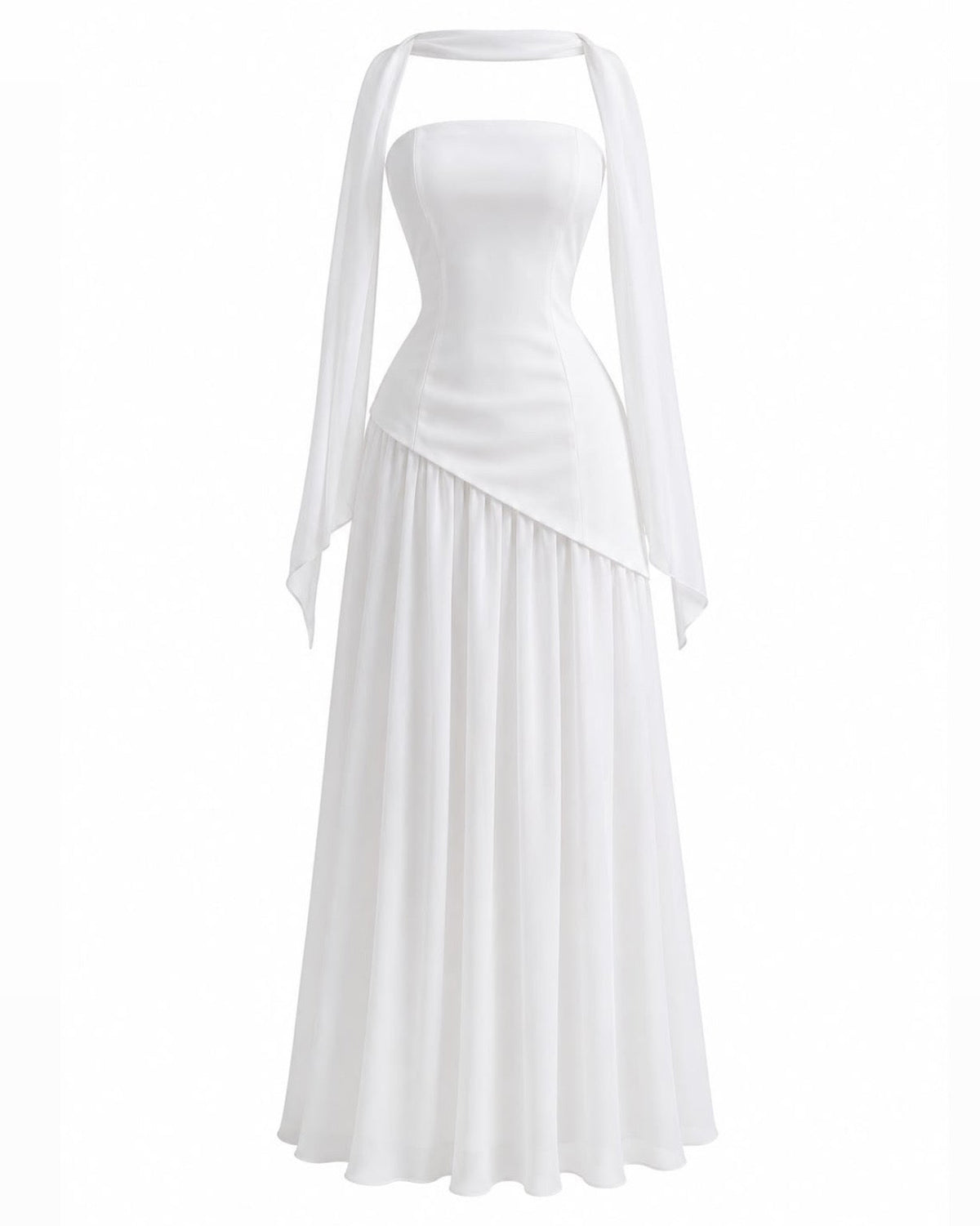 Vestido Bianca White